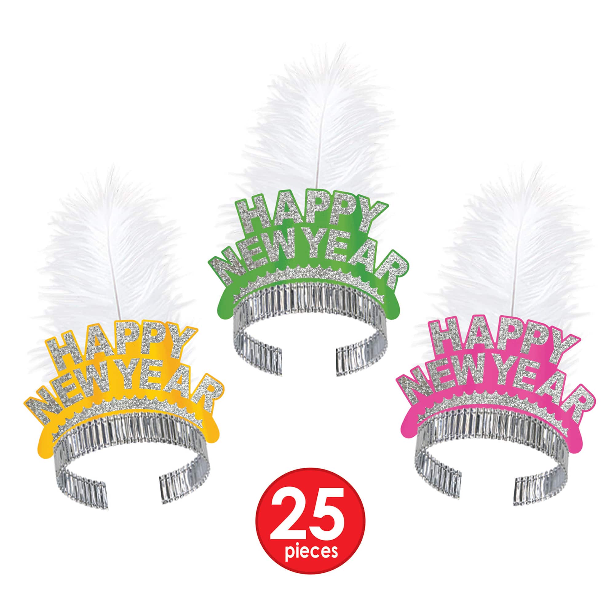 Beistle White New Year Caribbean Swing Party Favor Kit for 50